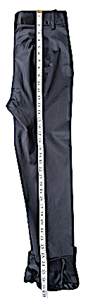 Vivienne Westwood UK. Anglomania Steel Gray Tube Pipe Pants