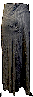 Yohji Yamamoto Japan. COLLECTION. Grey Cotton Animal Print Maxi Skirt