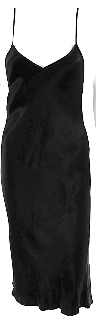 DONNA KARAN NEW YORK DKNY. Black Sleeveless Slip Dress