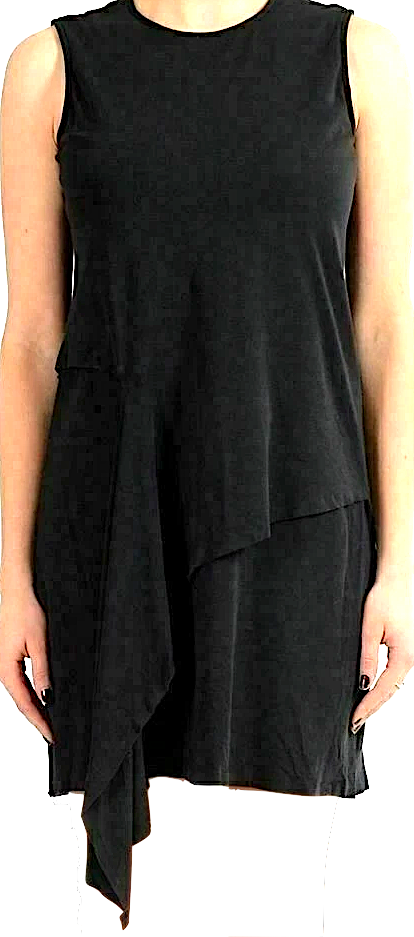 Maison Margiela MM6 Paris. NEW. NWT. Black Sleeveless Sheath Dress