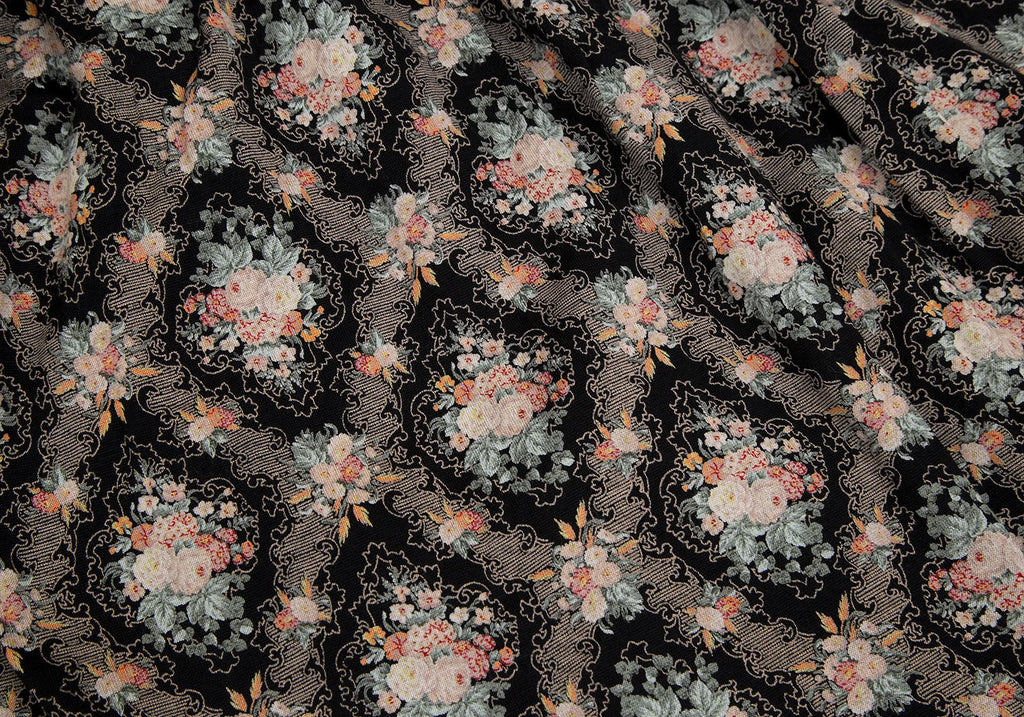 PINK HOUSE JAPAN. Multi-Color Flower Pattern Print Cotton Skirt