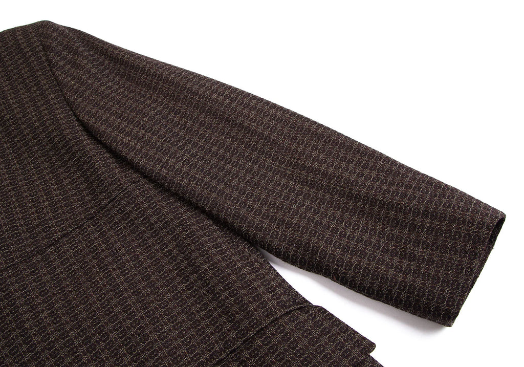ROMEO GIGLI ITALY. gigli. Brown Wool Jacquard Jacket