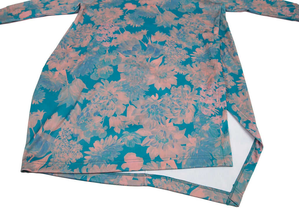 SENSOUNICO JAPAN. Cube-Cube Floral Printed Dress