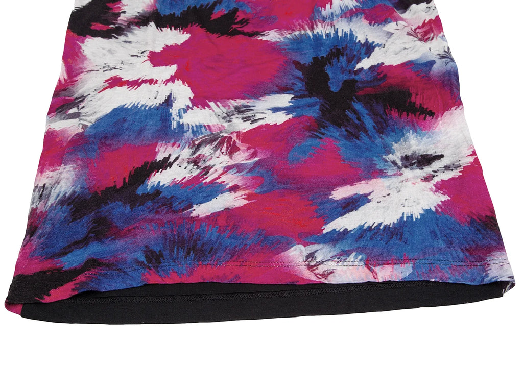 LIMI feu Japan. Black,Multi-Color Front Graphic Printed Switching Camisole