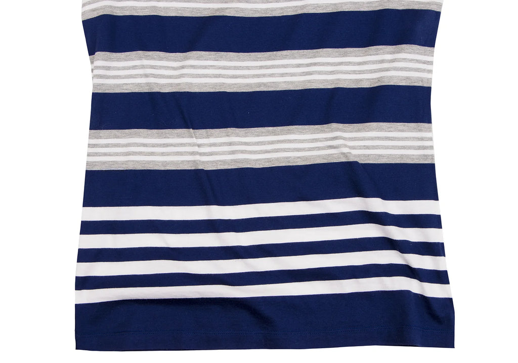 YOSHIE INABA L'EQUIPE JAPAN. NEW. NWOT. Grey, Blue Stripe Tank Top