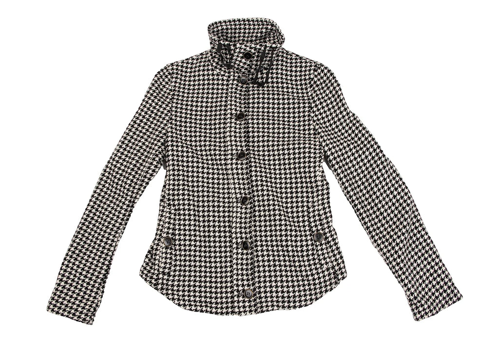 Max Mara ITALY. WEEKEND White, Black Houndstooth Jacket