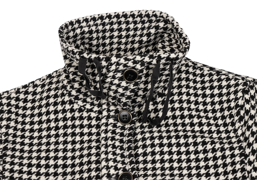 Max Mara ITALY. WEEKEND White, Black Houndstooth Jacket