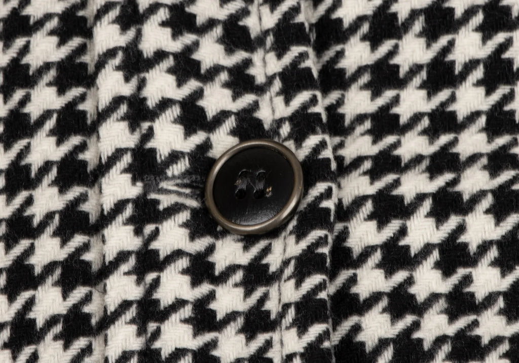 Max Mara ITALY. WEEKEND White, Black Houndstooth Jacket