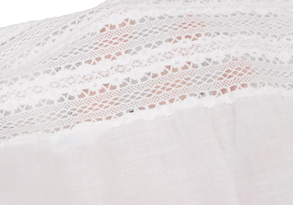 45rpm 45R JAPAN. White Lace Switching Cotton Camisole Top