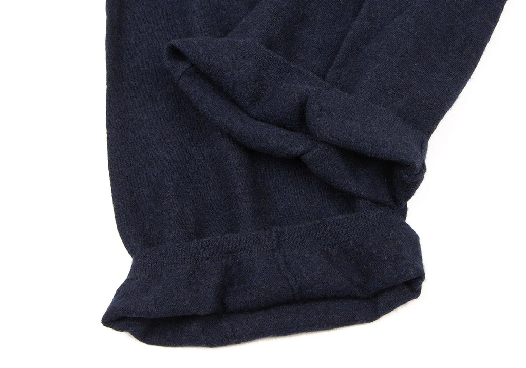 45rpm 45R JAPAN. Navy Wool Knit Pants