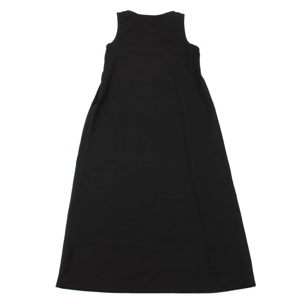 COMME des GARCONS TRICOT. JAPAN. Black Floral Mesh Sleeveless Dress
