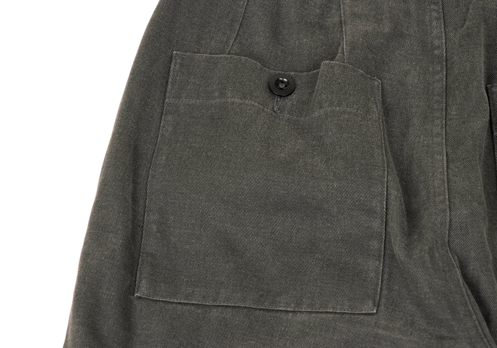 MARGARET HOWELL MHL. Tokyo/London. Charcoal Cotton Moleskin Wide Pants