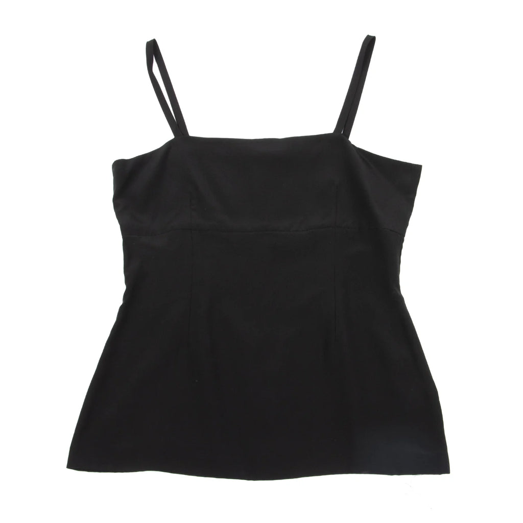 ROMEO GIGLI ITALY. Vintage Black Silk Camisole Top