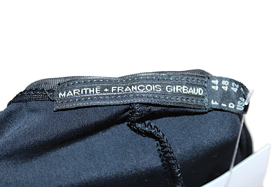 Marithe + Francois Girbaud Paris. Black Sleeveless Maxi Tank Dress
