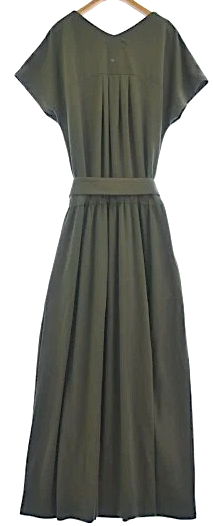 BEAUTY&YOUTH UNITED ARROWS JAPAN. Khaki Belted Dress