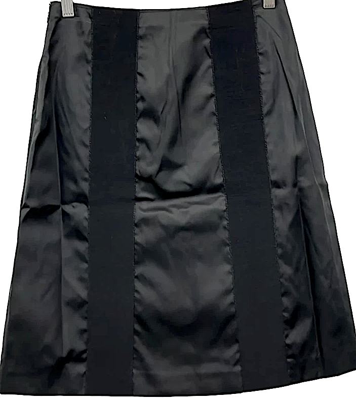 PRADA ITALY. Black Knee Length Skirt
