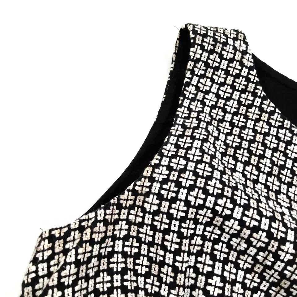 Ferragamo Italy. Cotton, Rayon Sleeveless Dress