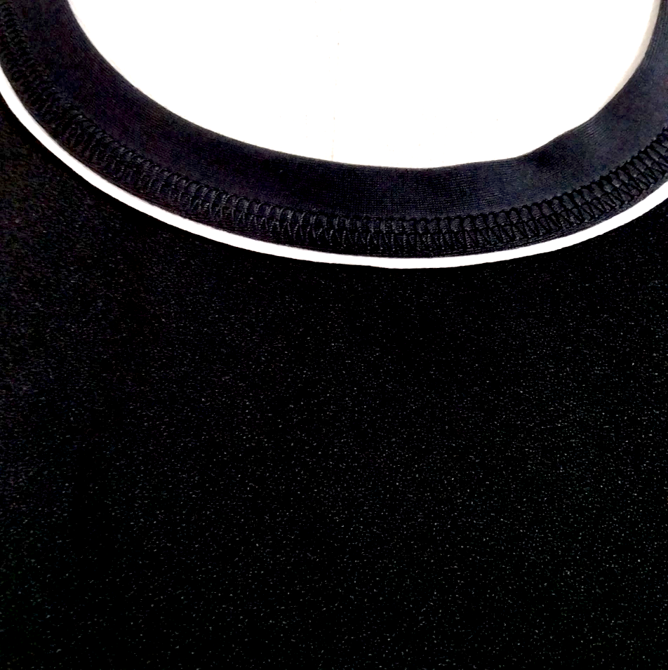 Fendi Italy. Vintage Black Acetate Rayon Dress