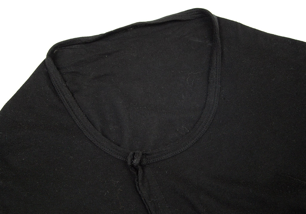 Yohji Yamamoto Japan. Y's Switched Design Black Seamed Shirt