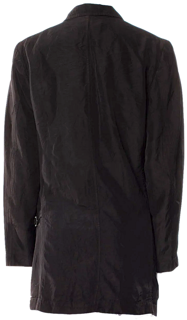 COMME des GARÇONS JAPAN. TRICOT. Black Acetate Vintage Late 1980's - Early 1990's Jacket