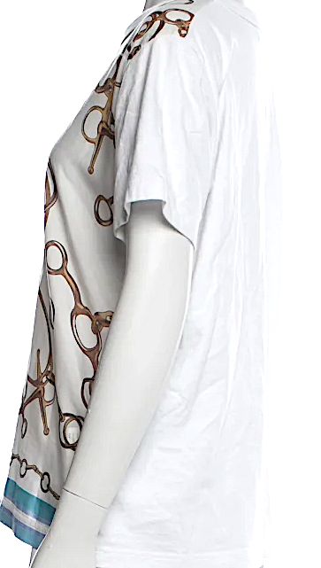 Comme des Garçons Japan. Girl Label Cotton Graphic Print Crew Neck Shirt