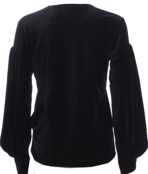 Comme des Garçons Comme des Garçons JAPAN. Black Dolman Sleeve Crew Neck Top
