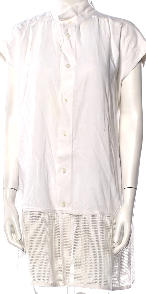 Issey Miyake Japan. Vintage Rayon Blend Mock Neck Mini Dress