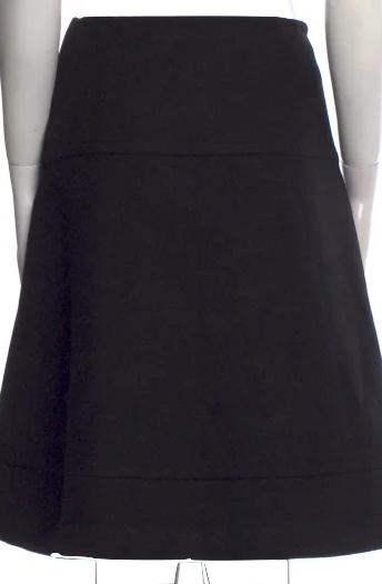 Miu Miu ITALY. Vintage Black 2014 Collection Knee-Length Skirt