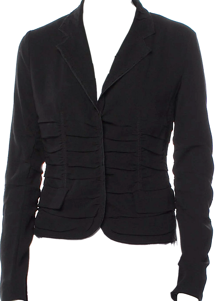 Prada Italy. Black Vintage 2000's Blazer