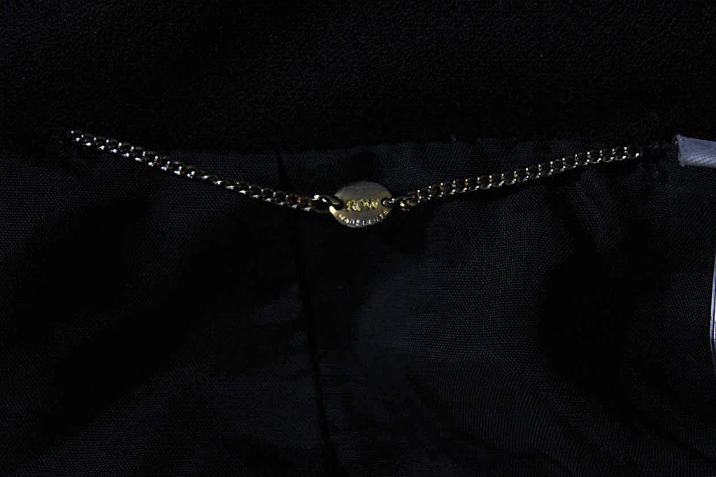 The Row NY. Black 3/4 Sleeve Collared Button Down 2 Pocket Lined Blazer S