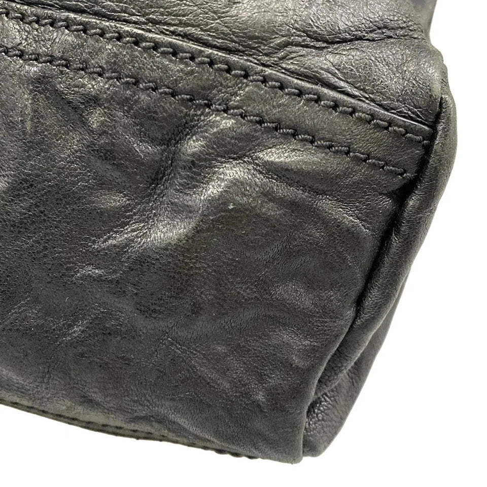 Givenchy Paris. Black Unborn Calf Leather Mini Shoulder Bag / Crossbody Bag