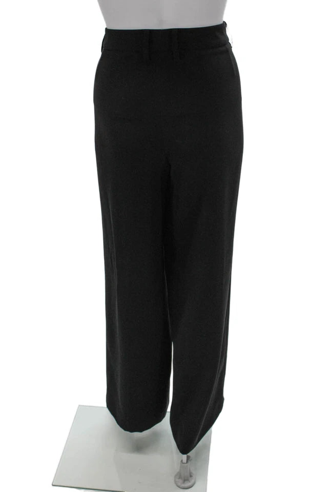 Issey Miyake Japan. Gray Polyester Wide Leg Dress Pants