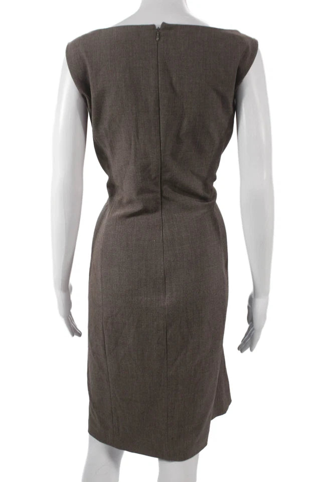 Calvin Klein NY. Vintage Side Ruching Sheath Dress
