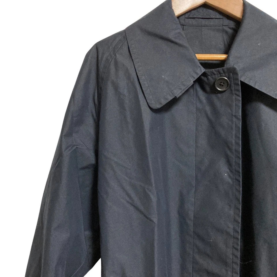 MARGARET HOWELL LONDON/TOKYO. Cotton Nylon Coating, Spring Coat, Size 3, Navy