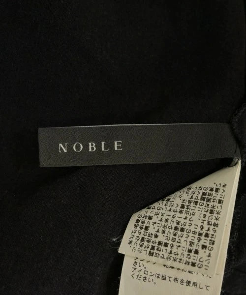 NOBLE JAPAN. Black Linen/Cupro Blend Casual Shirt
