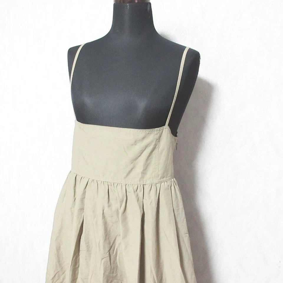 BEAUTY&YOUTH United Arrows Japan. Mocha Color Backhole Cami Slip Dress