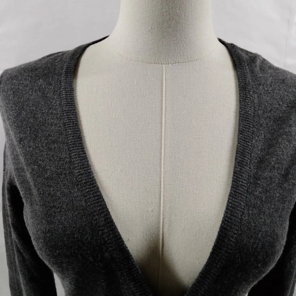 DOLCE&GABBANA ITALY. Gray Nylon, Rayon Blend Button Top