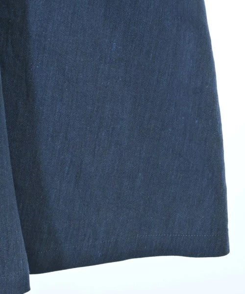 VOUSETES JAPAN. Blue Linen/Poly Blend Long/Maxi Length Skirt