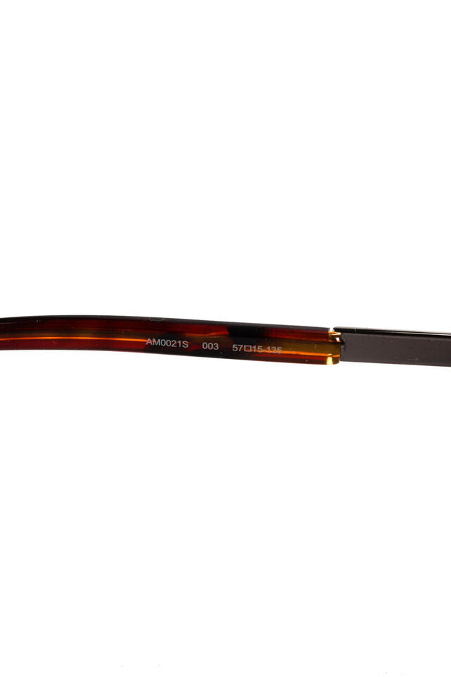 Alexander McQueen UK Tortoise Shell Cat Eye Sunglasses Violet Gradient Lenses