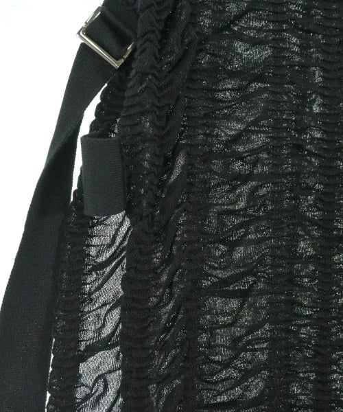 UNITED TOKYO Japan. Black Cotton/Poly Shirring Sheath Dress