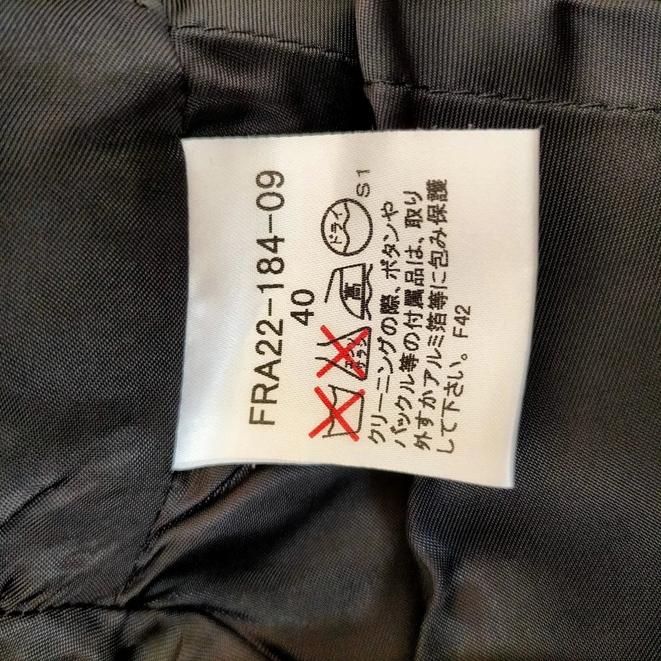 Burberry UK. Black Cotton Trench Style Coat