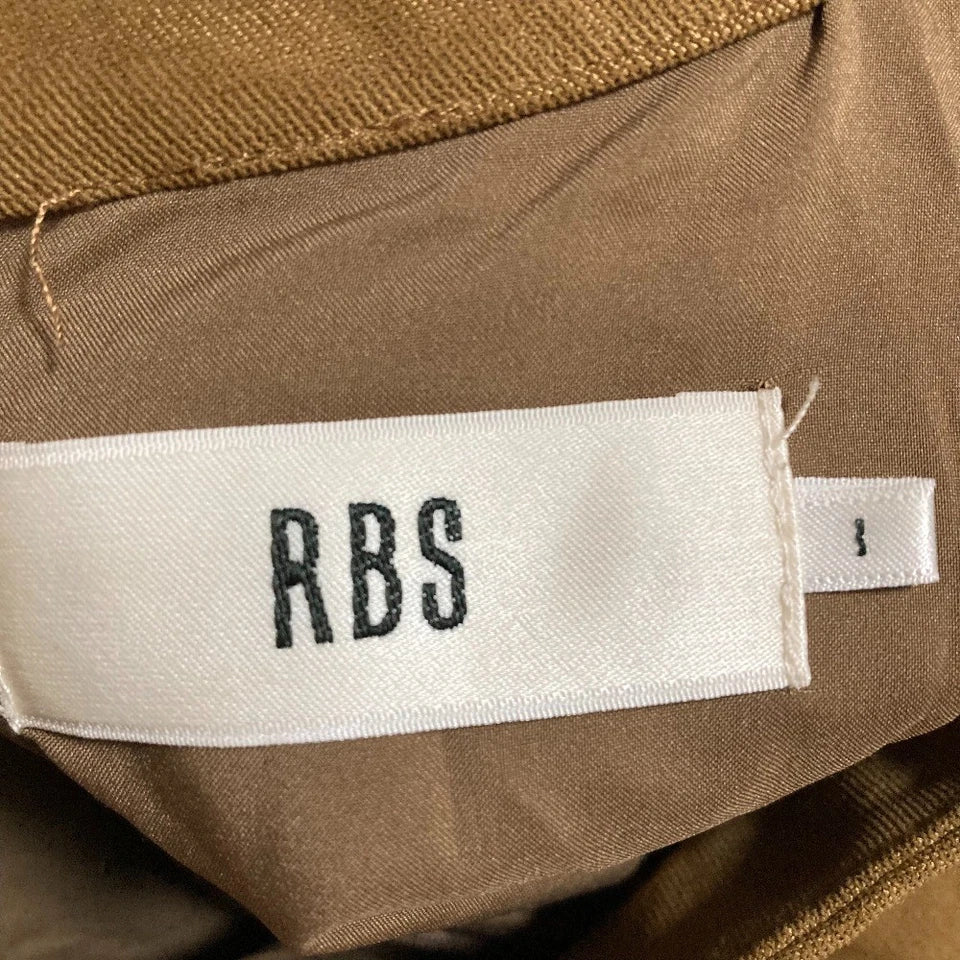 Ray BEAMS RBS JAPAN. Black Faux Leather Vest Brown Dress