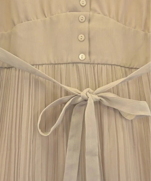 Rirandture Japan. Beige Semi Sheer Cotton/Poly Blend Dress