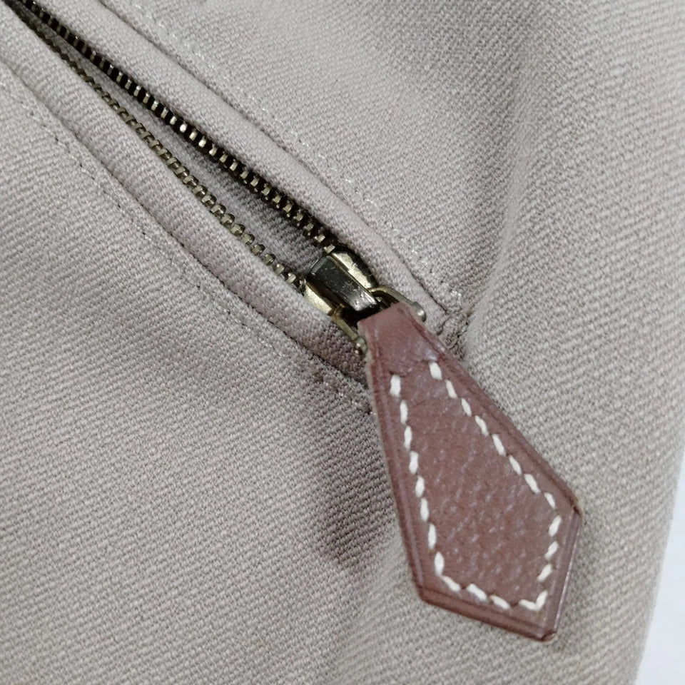 Hermes Paris. Vintage Beige Wool, Nylon, Polyurethene Skirt