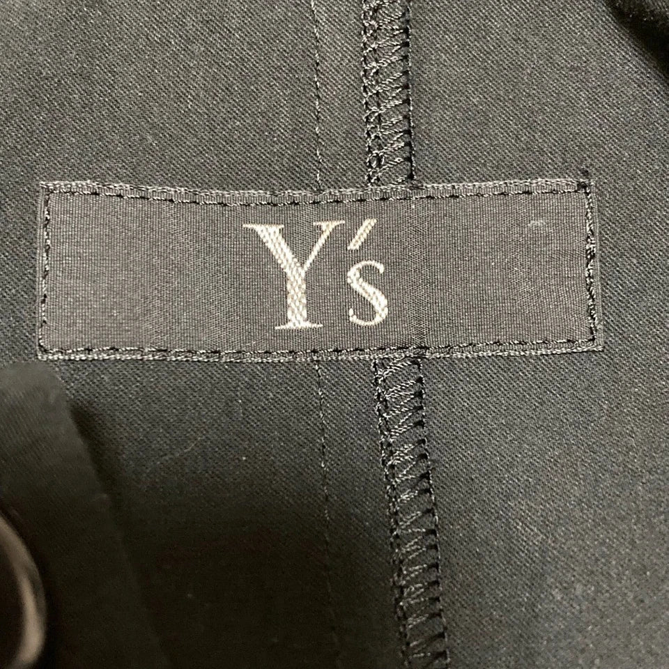 Yohji Yamamoto Y'S JAPAN. Vintage Black Sleeveless Shirt Dress