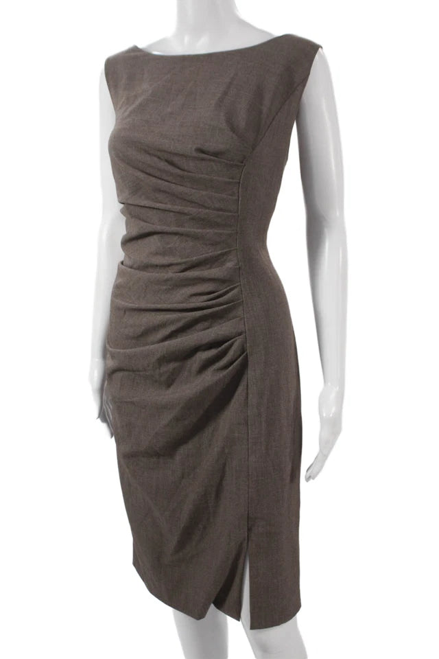 Calvin Klein NY. Vintage Side Ruching Sheath Dress