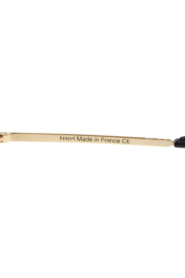 Histoire De Voir Paris. Round Frame Black/Gold Sunglasses In Case