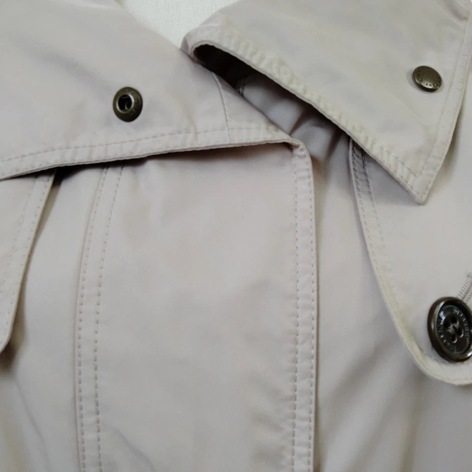Burberry UK. Vintage Belted Poly Blend Long Coat