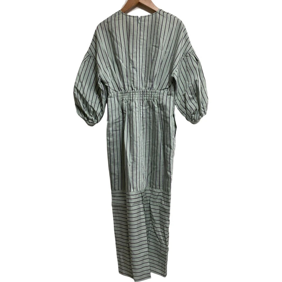 EMMEL REFINES UNITED ARROWS JAPAN. Cotton Blend Striped Dress