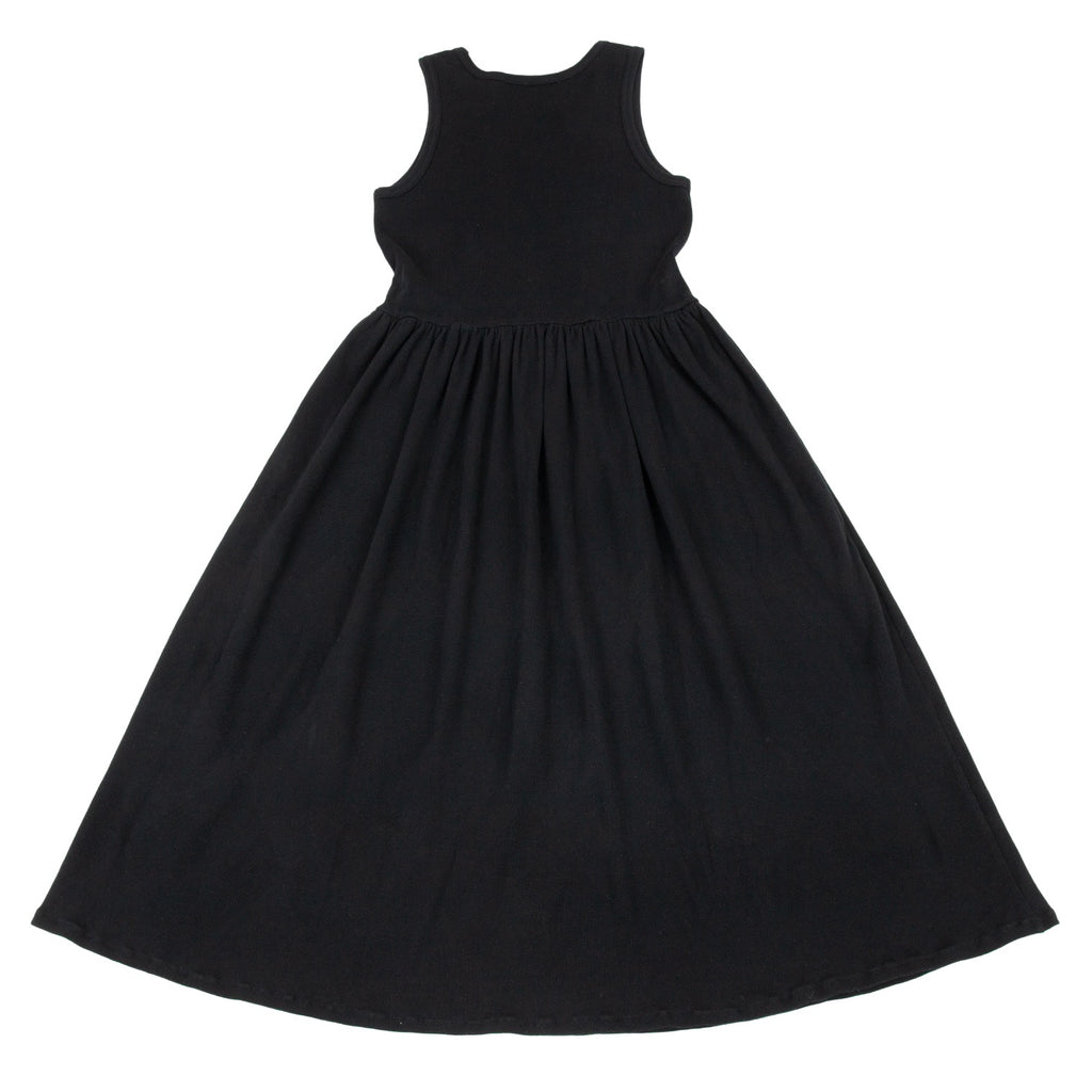 Yohji Yamamoto Japan. Black Y's for living Diamond Woven Sleeveless Dress